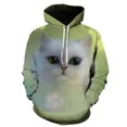 thumbnail image 3 of Sudadera con capucha con estampado de gato estrellado divertido para hombre, jerséis casuales con capucha y estampado de gato en 3D, novedad, sudaderas, tops, ropa de calle para hombre, 3 of 5