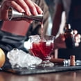 thumbnail image 4 of 2 uds 304 cóctel de acero inoxidable doble Jigger medición Oz taza Bar herramienta tiro para barman Jiggers, 4 of 5