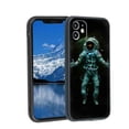 thumbnail image 1 of Compatible with iPhone 12 Phone Case, Cosmonaut-43 Case Silicone Protective for Teen Girl Boy Case for iPhone 12, 1 of 1