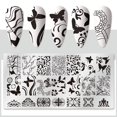 thumbnail image 2 of Valentine's Day Stamping Plate Heart Pattern Nail Art Board Template Stainless Steel Nail Design Printing Stencil Image Plate, 2 of 5