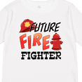 thumbnail image 4 of Inktastic Future Fire Fighter Boys or Girls Long Sleeve Toddler T-Shirt, 4 of 5