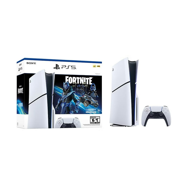 PlayStation 5 Slim Disc 1TB SSD Fortnite Cobalt Star Bundle