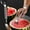 🔥 silvery_New#1386, variant on 2-in-1 Stainless Steel Watermelon Cutter Slicer Tool with Built-in Fork 22cm Foldable Fruit Cutter for Watermelon Cantaloupe Pitaya Pear Summer Outdoor Camping Picnic Kitchen Gadget Easy Clean