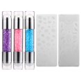 thumbnail image 1 of EeaseCA 3 Ensembles de Tampons pour Ongles Double Extrémité, Kit d'Outils de Tampon pour Ongles, 1 of 8