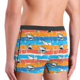 thumbnail image 4 of Men's Boxer Briefs, Shark On Line Soft Comfy Mens Underwear Boxer Briefs Breathable With Widen Waist, 4 of 7