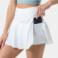 thumbnail image 1 of Mujer Pantalones Cortos De Falda Corta 2 En 1 Ropa Deportiva, 1 of 3