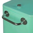 thumbnail image 5 of Home Aesthetics Retro 80Qt Quart Rolling Cooler Cart Ice Chest Patio Outdoor, 5 of 7