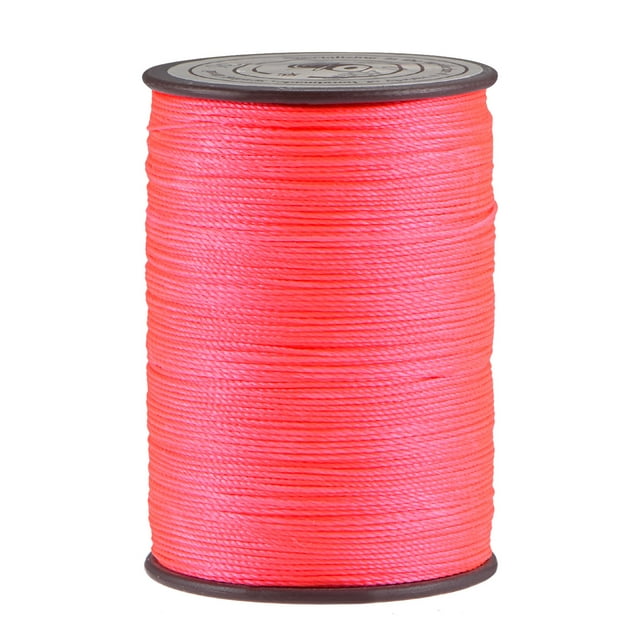 Unique Bargains Bright Pink Polyester Waxed Thread, 175 Yards