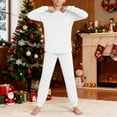 thumbnail image 4 of RXMEKW Girls Long Sleeve Tops, Solid Color Set for 5-14 Years, 4 of 9