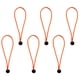 thumbnail image 5 of Lona resistente multiusos de 15 cm con cuerdas elásticas y bola UV, 6 unidades naranja, 5 of 6