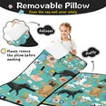 thumbnail image 3 of Dog Pattern with Pioneer Flower Background Toddler Nap Mats for Kids Preschool,Sleeping Mat Bag or Kids,Toddler Sleeping Bag,Toddler Nap Mat or Daycare, 3 of 6