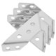 thumbnail image 4 of GOOHOCHY soportes universales para estantes de esquina de muebles de acero inoxidable, estabilizadores triangulares de madera para muebles., 4 of 8