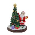 thumbnail image 2 of Figura navideña Decoración navideña con luz Exhibición navideña para interiores Hogar Papá Noel, 2 of 9