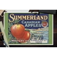 thumbnail image 2 of Summerland, BC, Canadian Apples, Vintage Label (12x18 Wall Art Poster, Room Decor), 2 of 3
