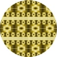 thumbnail image 1 of Ahgly Tapis Rond Lavable en Machine Intérieur Transitionnel Brun Bronze Foncé, 3 Pieds Rond, 1 of 7