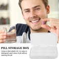 thumbnail image 2 of 2Pcs Portable Pills Case 6 Compartments Pills Organizer Pills Storage Box Travel Pills Case, 2 of 8