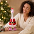 thumbnail image 7 of Aurorax Christmas Desk Goose Outfit 7 inch,Small Desk Goose Clothes Set,Winter Red 7in Desk Goose Holiday Outfits for Office Tabletop Home Decor, 7 of 7