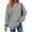 Green, variant on Women's Fashion V-neck Cozy Long Sleeved Sweatshirt Pullover Casual Sweat Shirts Cute Fall Winter Loose Fit Outfits