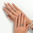 thumbnail image 3 of KISS Gel Fantasy, Press-On Nails, North Coast, Silver, Medium Almond, 28 Count, 3 of 10