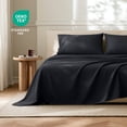 thumbnail image 5 of Bare Home Ultra-Soft Flat Sheets - Premium 1800 Collection - Brushed - Queen, Black, 5 of 8