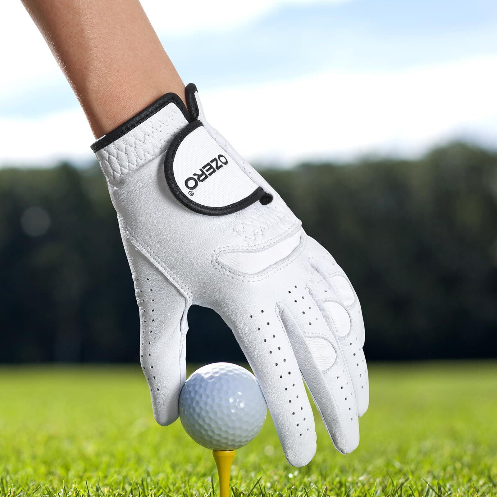 OZERO Women's Golf Gloves Premium Sheepskin Left Hand | Lightweight & Extra Grip