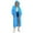 Blue, variant on PMVFHDE Solid Color Long Pants Rainwear Reusable Fashion Outdoor Travel Portable Hooded Full Body Rain Suit Blue,One Size