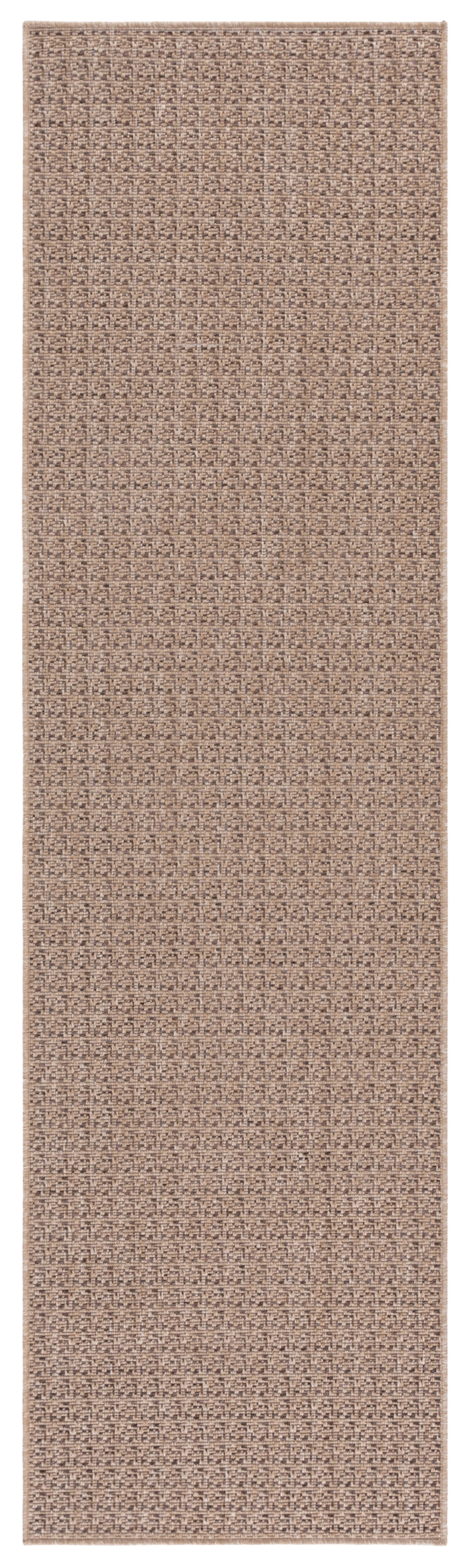 Safavieh Sisal Performance Athens Solid Indoor/Outdoor Runner Rug, Dark Beige/Beige, 2'2" x 8'