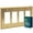Rocker 4-Gang 1-Pack, variant on Rio Salto BRASS Deco Collection Midsize Gold Outlet Cover or Light Switch Cover Wall Plate Metal Single Duplex Receptacle Wallplate Covers 1 Gang Brushed Modern Linear 2-Pack, 1-Gang Duplex