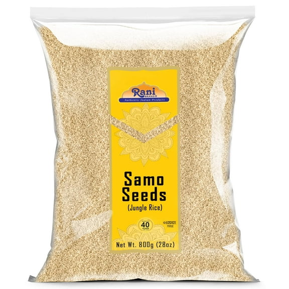 Rani Samo Seeds Whole 28oz (800g) Bulk ~ Japanese barnyard millet / Jungle Rice/Moriyo/ Samak Rice Echinochloa frumentacea ~ All Natural | Vegan | Gluten Friendly | Kosher | NON-GMO | Indian Origin