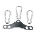 thumbnail image 4 of kowaku Cable Machine Attachment with Puller, Cable Machine Accessories, Multifunctional silver, 4 of 8