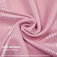 thumbnail image 2 of Deconovo Foil Wave Lines Printed Blackout Curtains, Thermal Insulated Grommet Top Window Curtains (52 x 84 inch, Pink, 2 Panels), 2 of 8