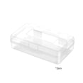 thumbnail image 2 of 2-Pack 8" Pencil Box Plastic Transparent Large Capacity Case with Drop-Resistant for Art Supplies, 2 of 6