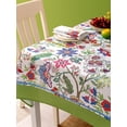 thumbnail image 5 of Indoor Outdoor Tablecloth Water Resistant Spill Proof Fabric Table Cover 70x70Inch Square,Botanical Garden, 5 of 6