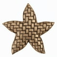 thumbnail image 2 of Acorn Manufacturing DP9AP Artisan Collection Woven Star Knob, Antique Brass, 2 of 3