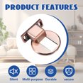 thumbnail image 4 of TALENO Door Stoppers for Bottom of Door,Built-In Strong Magnetic Structure Magnetic Door Stop,Stable and Powerful Suction Door Jammer Door Stopper,brown, 4 of 7