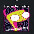 thumbnail image 3 of Invader ZIM - GIR - Doom Doom Doom - Juniors Cropped Cotton Blend T-Shirt, 3 of 5