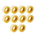 thumbnail image 3 of VERDANVERSE 10Set Pipe Insulation Tape Yellow for Hose and Pipe Thread Applications, 3 of 6