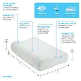Beautyrest Contour Memory Foam Pillow Walmart