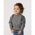 thumbnail image 2 of Rabbit Skins Toddler Sweatshirt Boys & Girls | Long Sleeve Fleece , Granite Heather, 2, 2 of 6