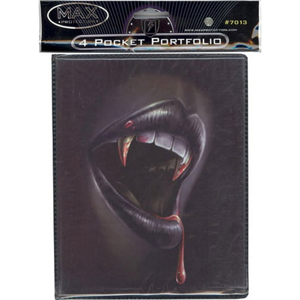 Trading Card Supplies Max Protection 4 Pocket Portfolio THIRST