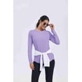 thumbnail image 3 of Pinspark Long Sleeve Workout Tops for Women Athletic Hiking Shirt Crew Neck Yoga Top Lightweight Rash Guard, 3 of 8