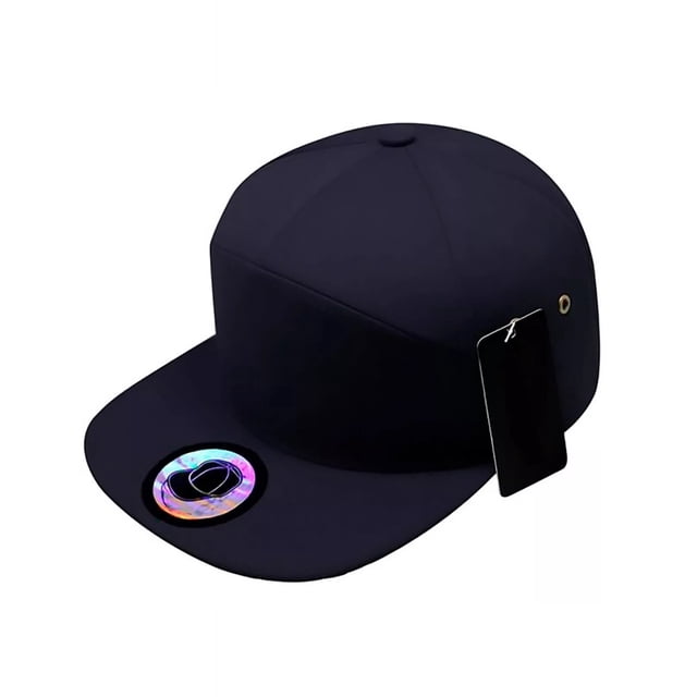 Gorra Plana Lisa Unitalla 7 Paneles Azul Oscuro