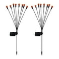 thumbnail image 2 of 2-Pack Solar Halloween Pumpkin Lights – Waterproof LED Garden Stakes (Auto On/Off, Decorative Party Lights for Yard & Pathway), 2 of 7