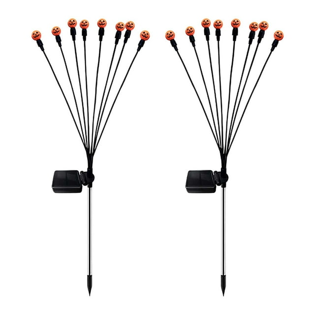 SXcggal Solar Lamps Halloween Pumpkin Decorative Lamps Garden Lamps Holiday Party Decoration Lights Atmosphere Lights Lamps Practical Basic Garden Lamps For Garden