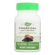 Nature's Way - Activated Charcoal - 280 mg - 100 Capsules