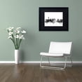 thumbnail image 3 of Trademark Fine Art "Las Vegas Nevada Skyline B&W" Canvas Art by Michael Tompsett, Black Matte, Black Frame, 3 of 4