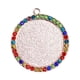 thumbnail image 1 of Colgante base Jumpingount de aleación con Rhinestone colorido brillante, 1 of 6