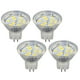 thumbnail image 5 of 4 bombillas LED MR11 de 3 W y 300 lm con base de doble clavija de 9 cuentas para foco de paisaje, luz blanca cálida, 5 of 15