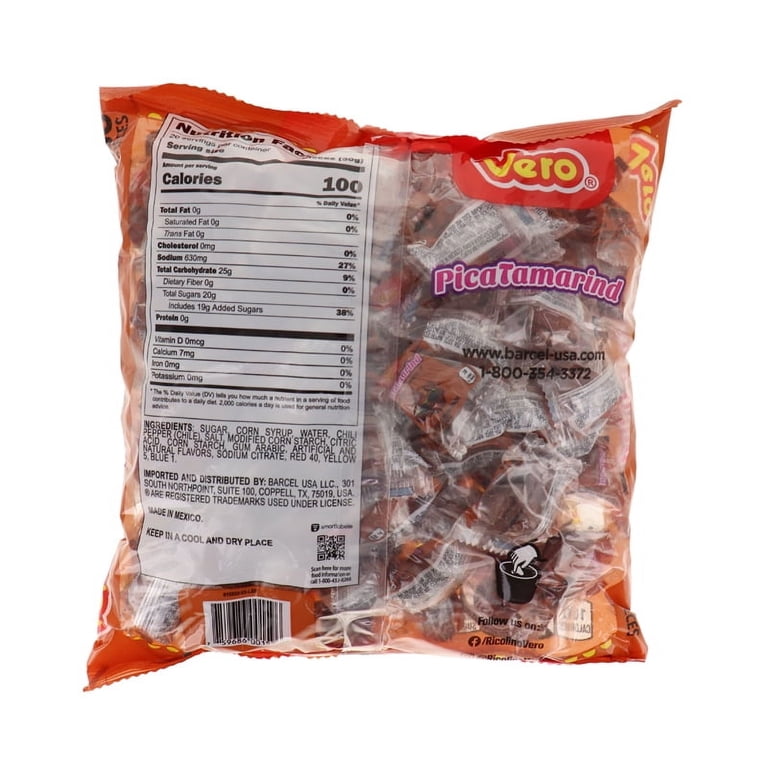 Vero, Pica Gomas Tamarind , Count 100 - Sugar Candy / Grab