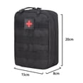 thumbnail image 4 of Cintura Primeros Auxilios para Acampar Impermeable Médica SOS (negro), 4 of 9